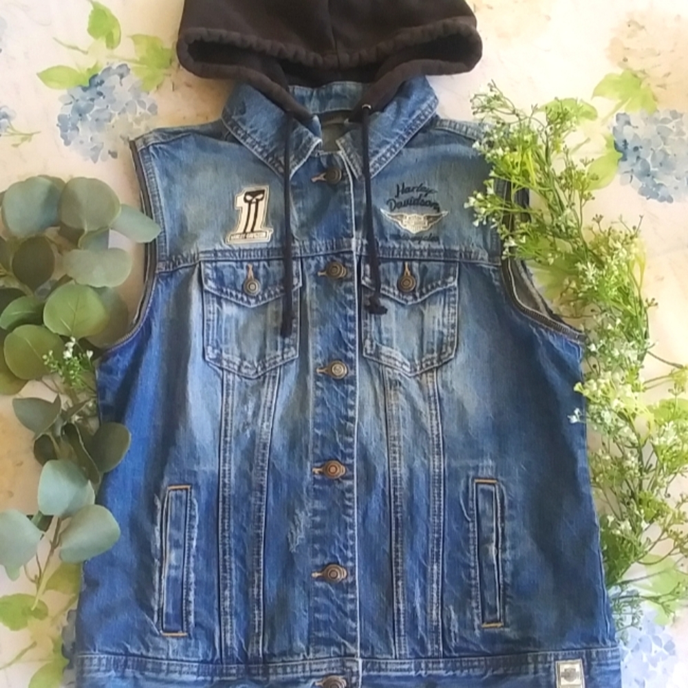 Harley Davidson Denim Vest
